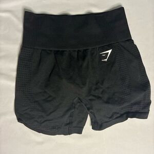 Black Women's gym shark shorts